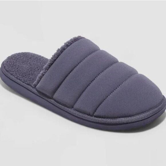 Wondershop Charlie Puffer Slide Slippers Blue - Picture 1 of 14